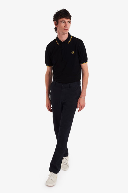 Polo Uomo M3600 twin tipped in puro cotone Bordeaux gold FRED PERRY- Francavilla Moda